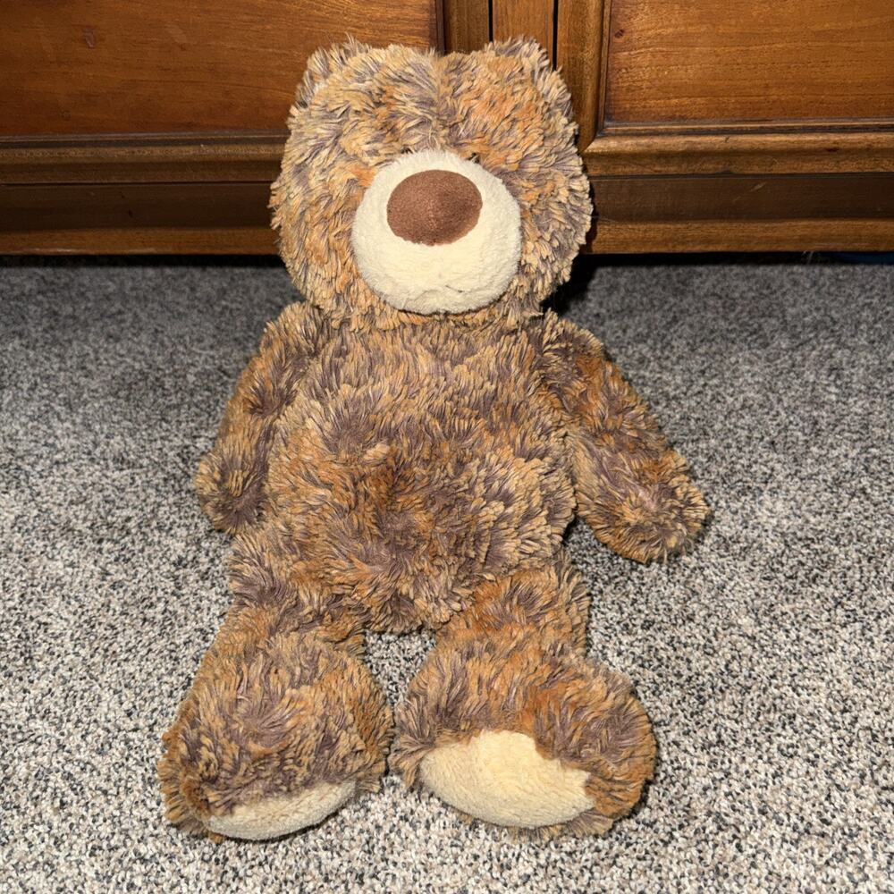 Mary Meyer Fab Fuzz Little Haystack Brown Two Tone Ash Bear Stuffed Plush Toy